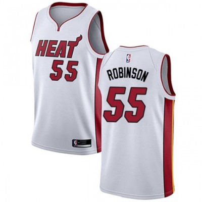 Nike Miami Heat #55 Duncan Robinson White Youth NBA Swingman Association Edition Jersey